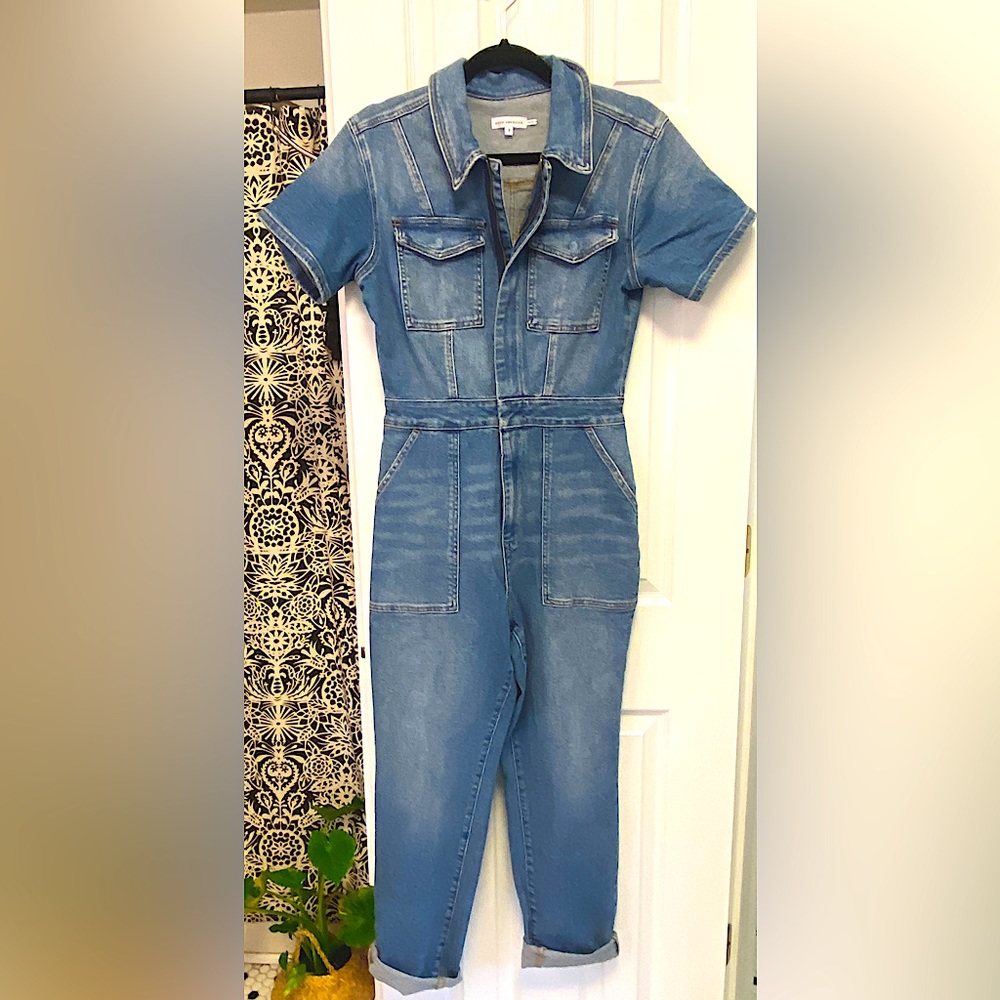 •NEW• Good American Jean Jumpsuit